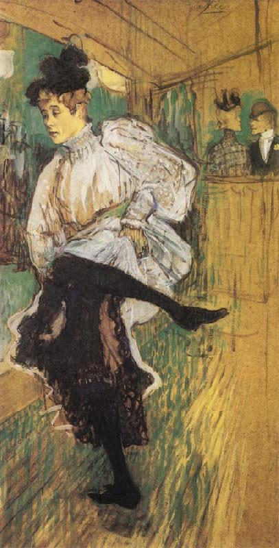 Henri de toulouse-lautrec Jan Avril Dancing oil painting image